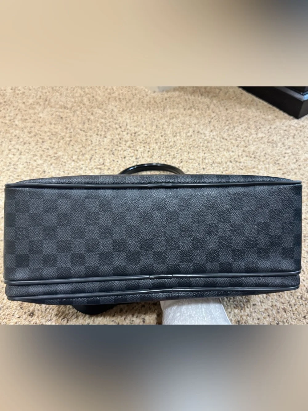 Louis Vuitton Damier Graphite Black ICare travel bag